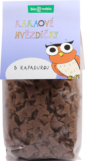 Obrázek Bio Kakaové hvězdičky s rapadurou 150g