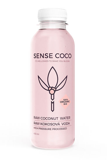 Obrázek Raw bio kokosová voda 400ml Sense