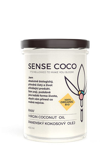 Obrázek Raw panenský kokosový olej BIO 400ml Sense
