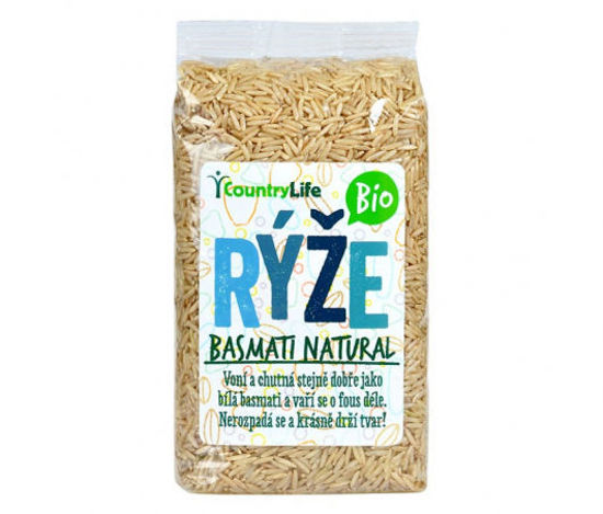 Obrázek Rýže basmati natural BIO 500g County life