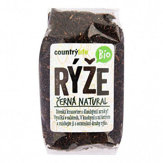 Obrázek Rýže černá natural BIO 500g Country life