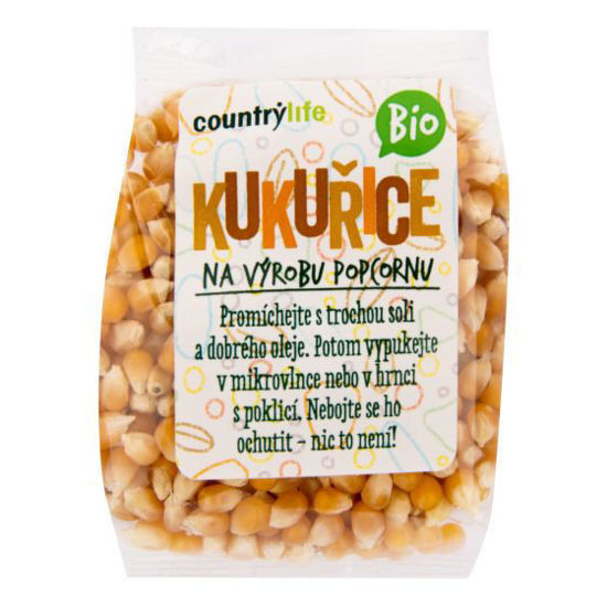 Obrázek Kukuřice na popcorn BIO 200g Country life