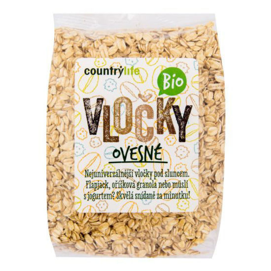 Obrázek Vločky ovesné 500g BIO Country life