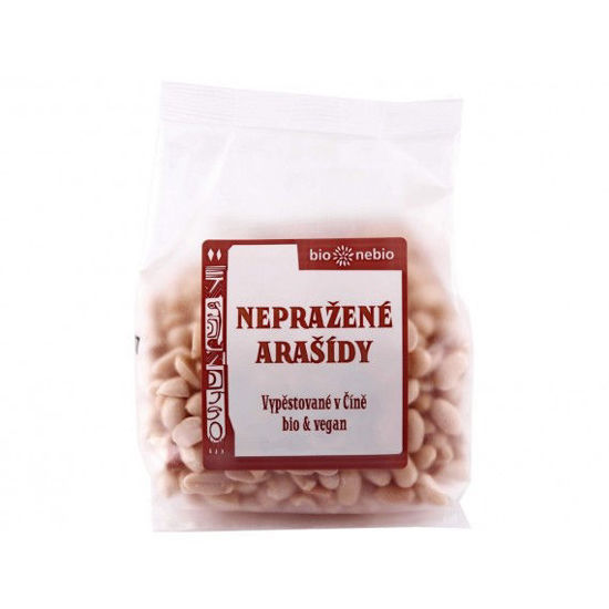 Obrázek Arašídy loupané nepražené BIO 200g BioNebio