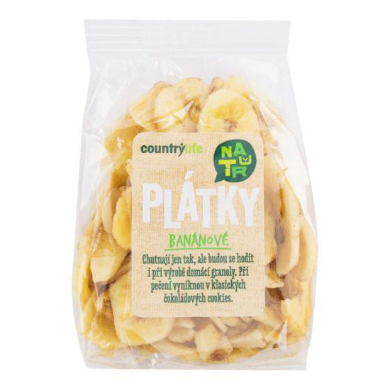 Obrázek Banánové chipsy 100g Country life