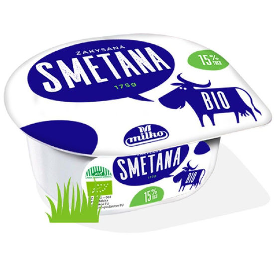 Obrázek Zakysaná smetana Bio 175g Milko