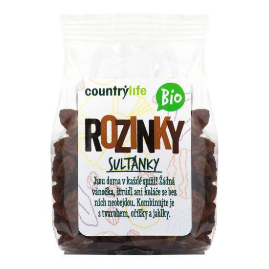 Obrázek Rozinky sultánky 100g Bio Country life