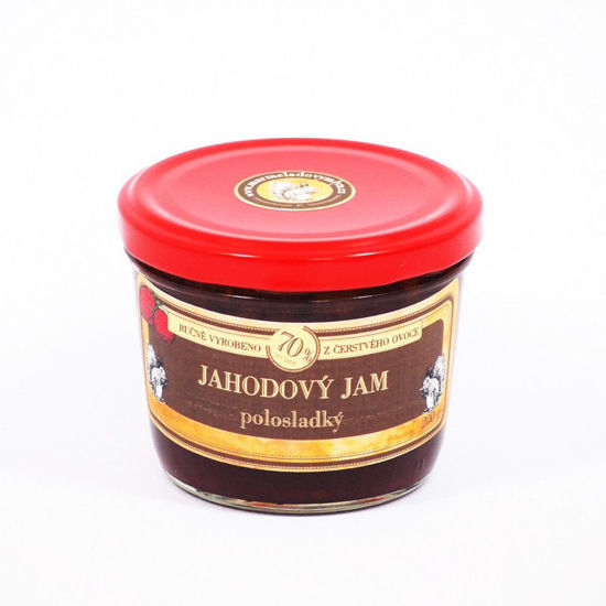 Obrázek Jahodový Jam 200g polosladký Banovský Mlýn