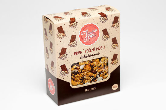 Obrázek Musli čokoládové 400g Janova Pec