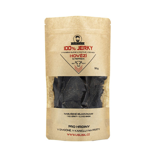 Obrázek Jerky Hovězí s pepřem 50g
