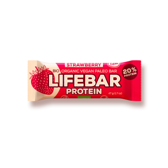 Obrázek Lifebar protein jahoda 47g