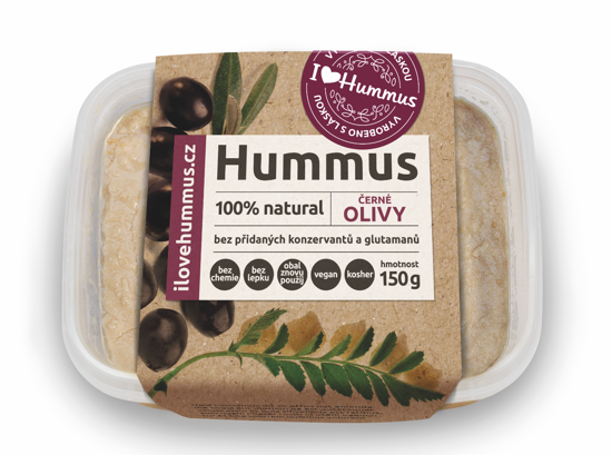 Obrázek Hummus s olivami 150g I love hummus