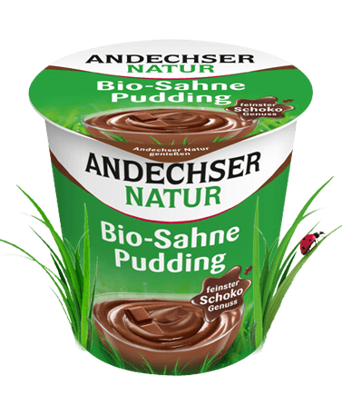 Obrázek Puding smetanový čoko bio 150g Andechser