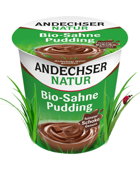 Obrázek Puding smetanový čoko bio 150g Andechser
