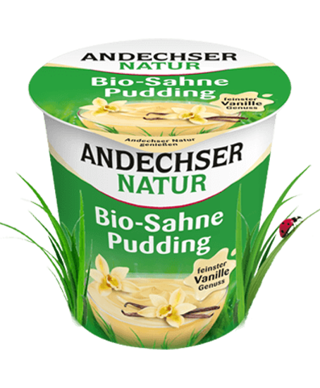 Obrázek Puding smetanový vanilka 150g Andechser