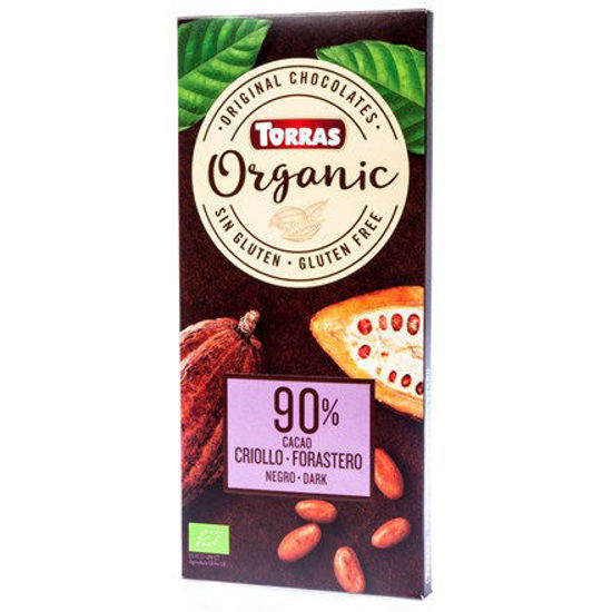 Obrázek Hořká čokoláda 90% 100g Torras