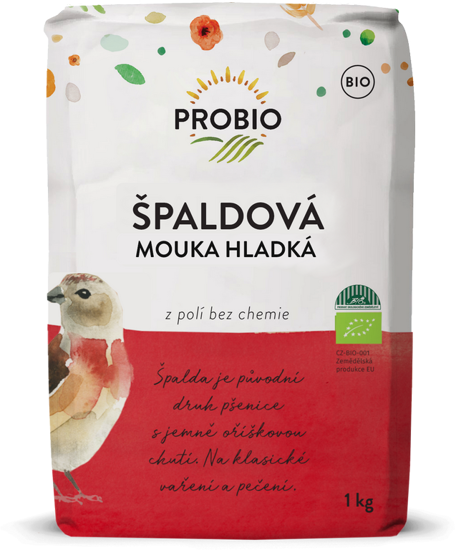 Obrázek Mouka špaldová hladká1kg BIO Probio