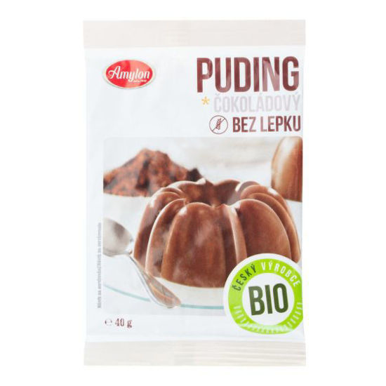 Obrázek Pudink čokoládový bezlepkový BIO 40g Amylon