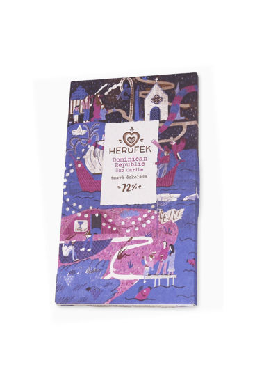 Obrázek Dominikánská čokoláda 50g Herufek