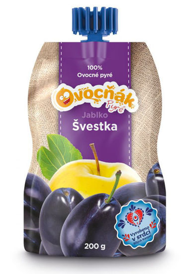Obrázek Pyré Jablko švestka 200g