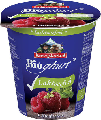 Obrázek Malinovy jogurt bez laktózy BIO 150g Bio nebio