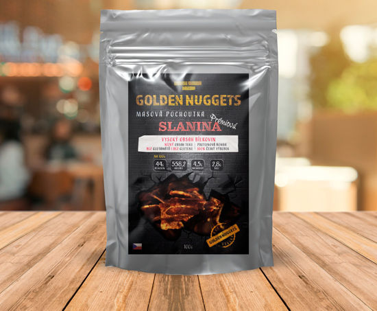 Obrázek Slanina 100g Golden Nuggets - sušené maso