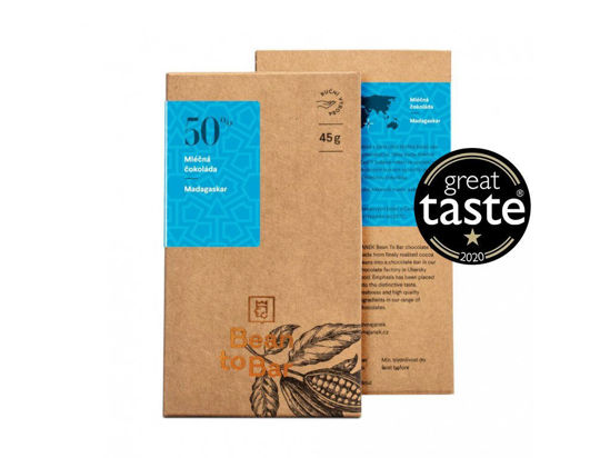 Obrázek Mléčná čokoláda Madagaskar 45g 50% Janek