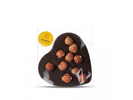 Obrázek Srdíčko s lískovými ořechy 70g Janek
