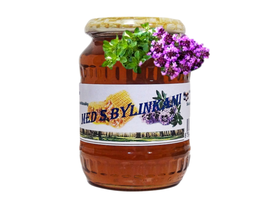 Obrázek Med lesní s květem mateřídoušky 500g Zdravý věk