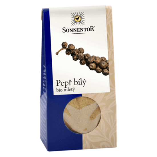 Obrázek Pepř bílý mletý 35g Sonnentor