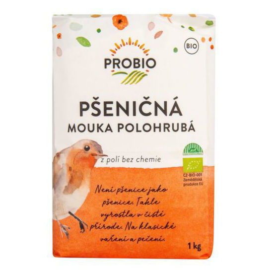 Obrázek Mouka pšeničná polohrubá BIO 1kg