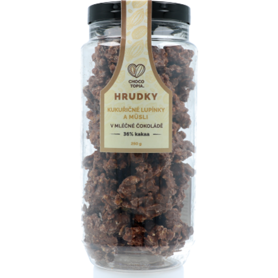 Obrázek Chocotopia hrudky corn flakes mléčné 275g