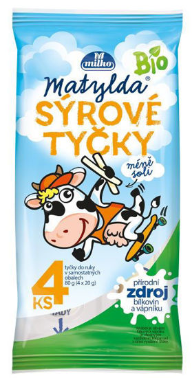 Obrázek Matylda Bio sýrové tyčky 80g