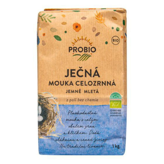 Obrázek Mouka ječná celozrnná 1kg BIO Probio