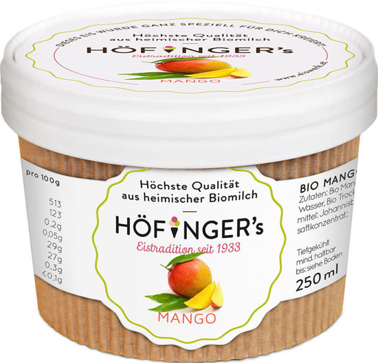 Obrázek BIO Sorbet mangovÝ vegan 500ml Holfinger