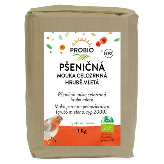 Obrázek Mouka pšeničná celozrnná hrubá 1kg