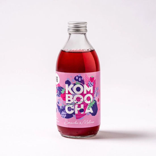 Obrázek Borůvka a Malina Kombucha 330ml Tap Drinks