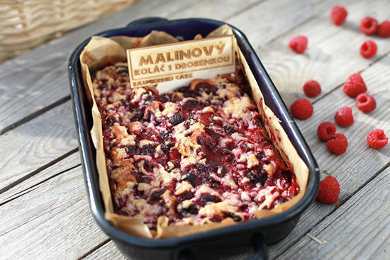 Obrázek Malinový koláč Nasladko