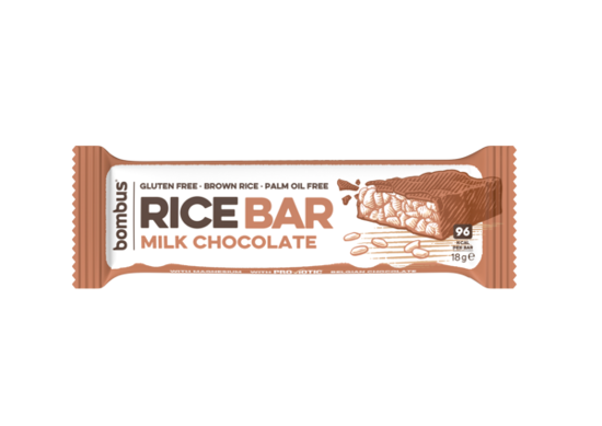 Obrázek Bombus Rice bar milk choco 18g
