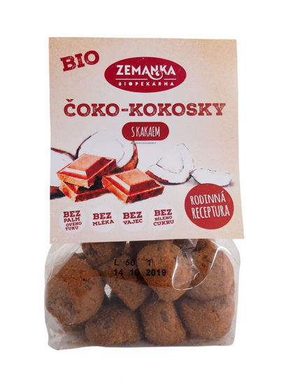 Obrázek Čoko-kousky bio s fair trade čokoládou 100g Zemanka