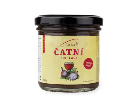 Obrázek Cibulové čatní s červeným vínem 140g Seneb