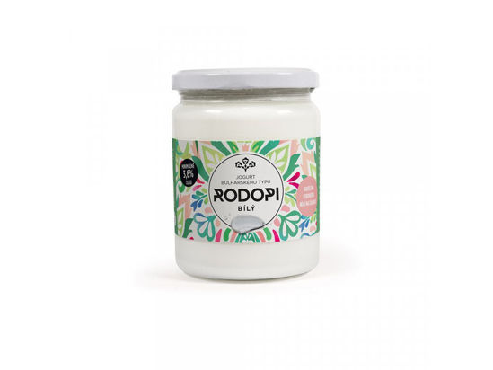 Obrázek Bílý jogurt z farmářského mléka 450ml RODOPI