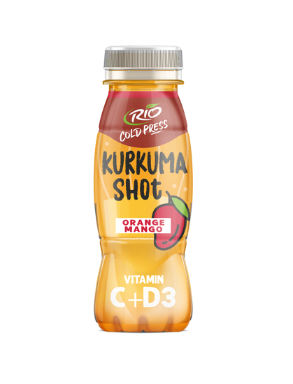 Obrázek Kurkuma shot pomeranč mango 0,18l McCarter