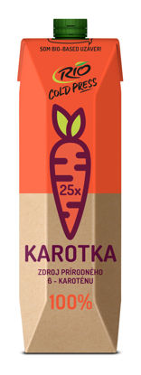 Obrázek RIO 100% šťáva Cold Press mrkev 1L McCarter