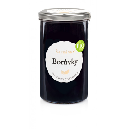 Obrázek BIO Borůvky džem výběrový 300g Šafránka