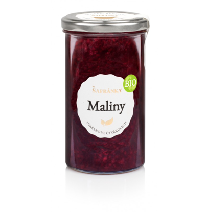 Obrázek BIO Maliny džem výběrový 300g Šafránka