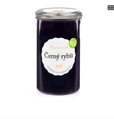 Obrázek BIO Černý rybíz výberový džem 300g Šafránka